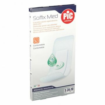 PIC Solution Soffix Med Медицински пластири 20 см х 10 см х5 бр Artsana Italia
