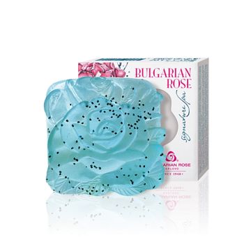 Bulgarian Rose Signature Spa Глицеринов сапун син 75 гр Българска роза 