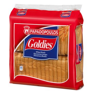 Papadopoulos Goldies Пшенични сухари x2 250 гр