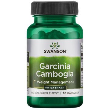 Swanson Garcinia Cambogia Гарциния Камбоджа х 60 капсули 