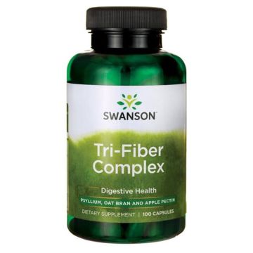 Swanson Tri-Fiber Complex Комплекс 3 фибри х 100 капсули