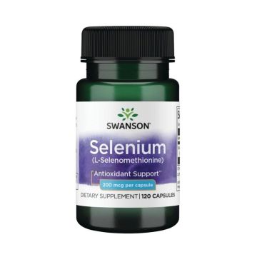 Swanson SeMSC Selenium Селен 200 мкг х 120 капсули