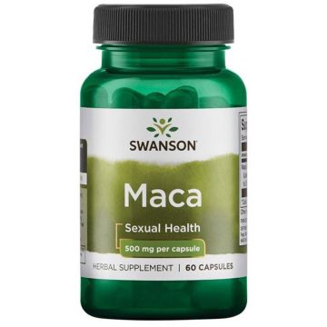 Swanson Maca Сексуално здраве 500 мг х 60 капсули