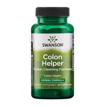 Swanson Colon Helper За здравето на дебелото черво 60 капсули
