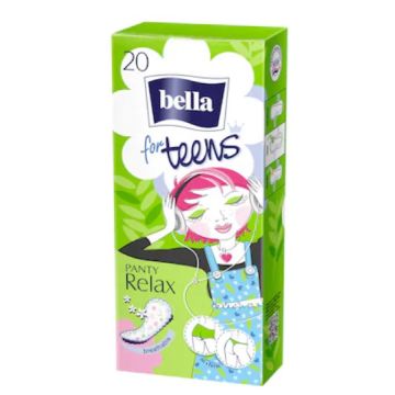 Bella for Teens Panty Relax Ежедневни дамски превръзки за тийнейджърки 20 бр