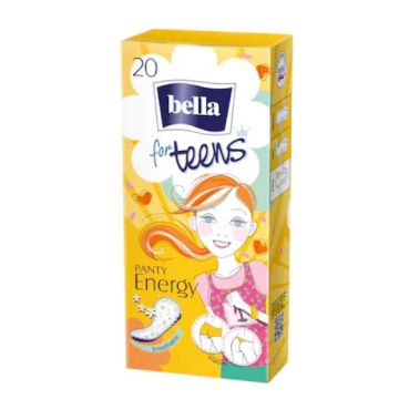 Bella for Teens Panty Energy Ежедневни дамски превръзки за тийнейджърки 20 броя