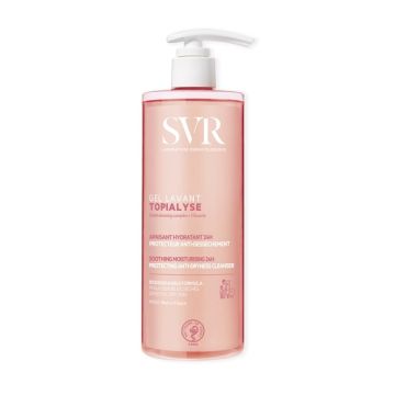 SVR Topialyse Измивен гел за суха и чувствителна кожа за бебета, деца и възрастни 400 мл