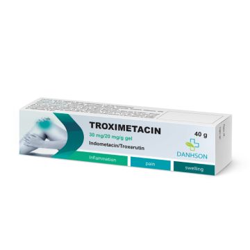 Troximetacin Гел при възпаление оток и болка 40 г Danhson