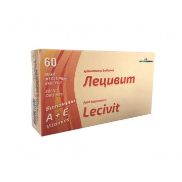 Лецивит Витамини А+Е х 60 капсули Phyto Pharma