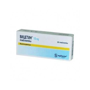 Вицетин 10 мг х 30 таблетки Sopharma