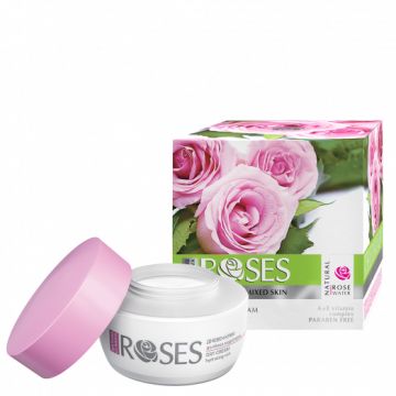 Nature of Agiva Roses Хидратиращ дневен крем за нормална и смесена кожа 50 мл