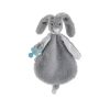 Babyjem Бебешка играчка Заек сив с държач за залъгалка
