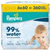 Pampers Aqua Water мокри кърпи 6 х 60 бр Комплект