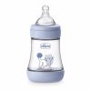 Chicco Perfect 5 Шише за хранене с бавен поток за момче 0М+ 150 мл