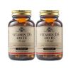 Solgar Vitamin D3 Витамин D3 за здрава костна система 400IU х 100 капсули 1+1 Промо комплект
