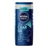 Nivea Men Ultra Charge Душ гел за мъже 3в1 за лице, коса и тяло 250 мл