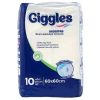 Giggles Underpad Еднократни абсорбиращи чаршафи 60/60 х 10 бр