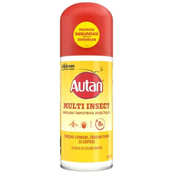 Autan Multi Insect Protection Plus Репелент спрей срещу насекоми 100 мл SC Johnson ▷ Galen