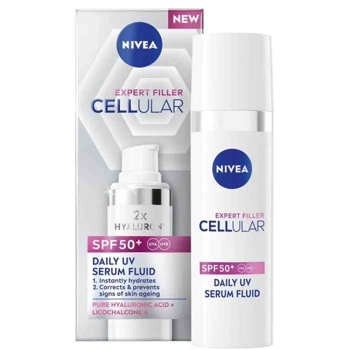 Nivea Cellular Expert Filler Дневен UV серум флуид SPF 50+ 30 мл
