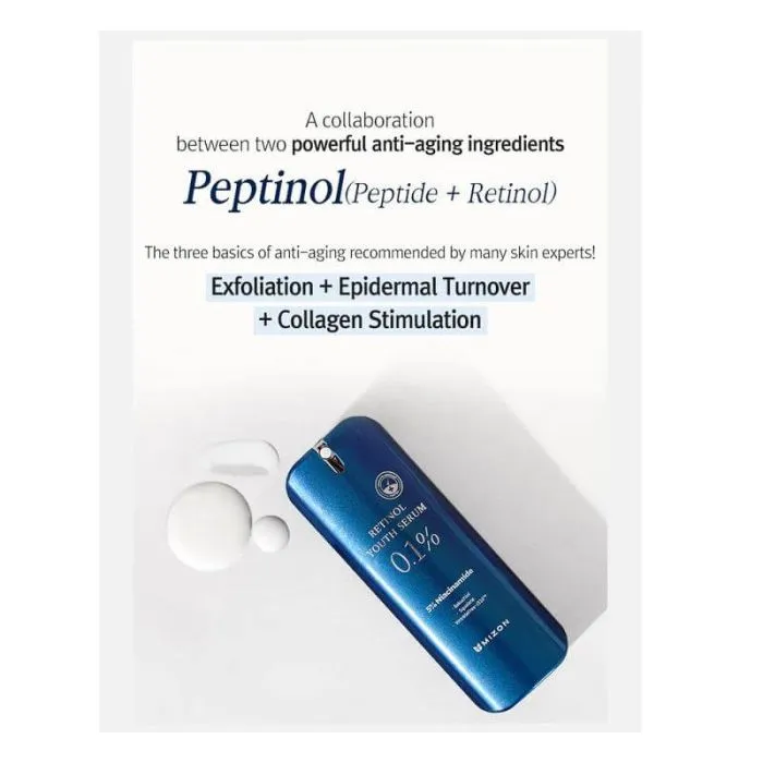 MIZON 0.1% Retinol Youth Serum Серум за лице 28 г