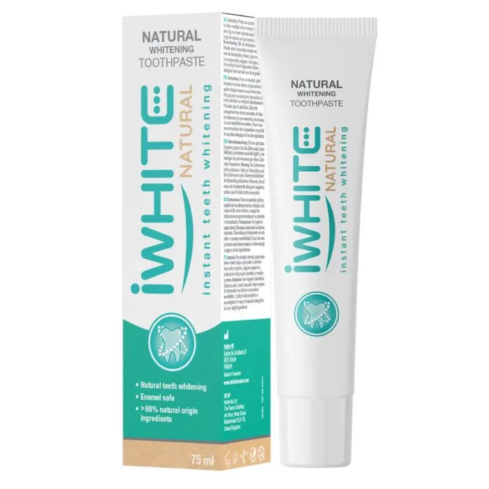 iWHITE Instant Natural Whitening Избелваща паста за зъби 75 мл