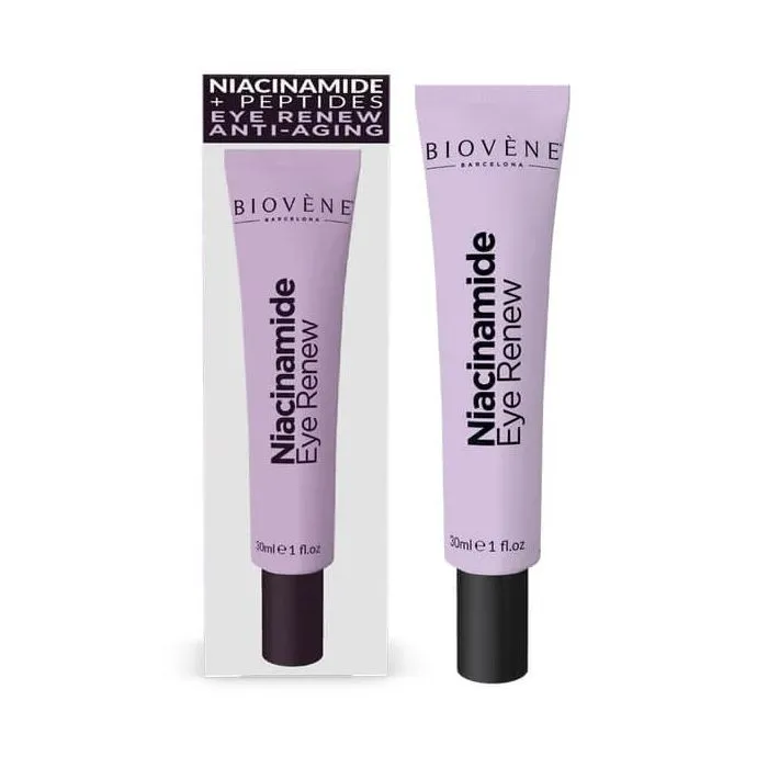 Biovene Околоочен крем с ниацинамид за освежаване и изглаждане 30 мл