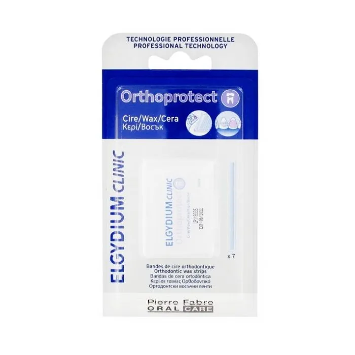 Elgydium Clinic Orthoprotect Ортодонтски восък х7 восъчни ленти
