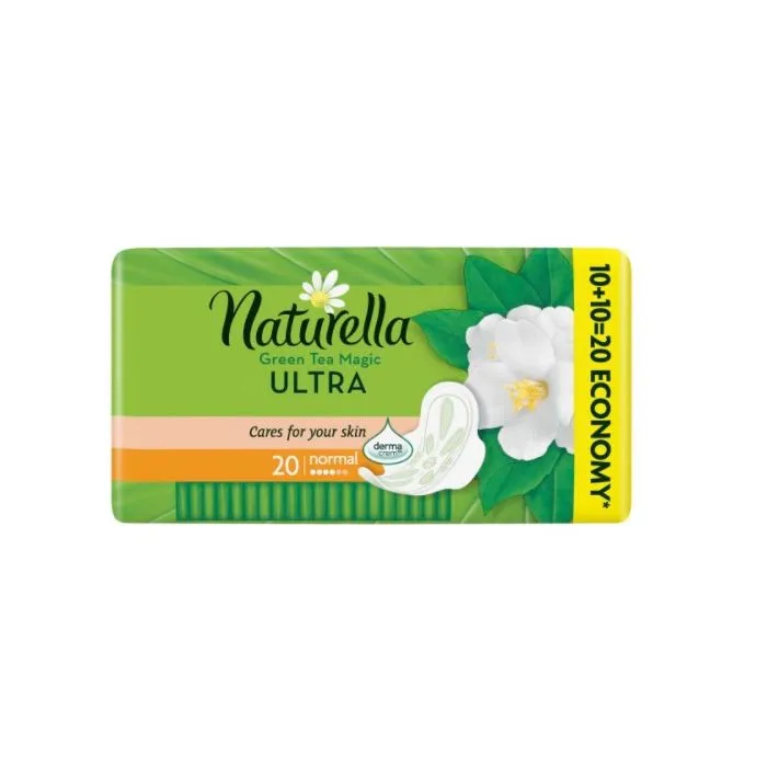 Naturella Green Tea Magic Ultra Normal Дамски дневни превръзки със зелен чай 20 бр