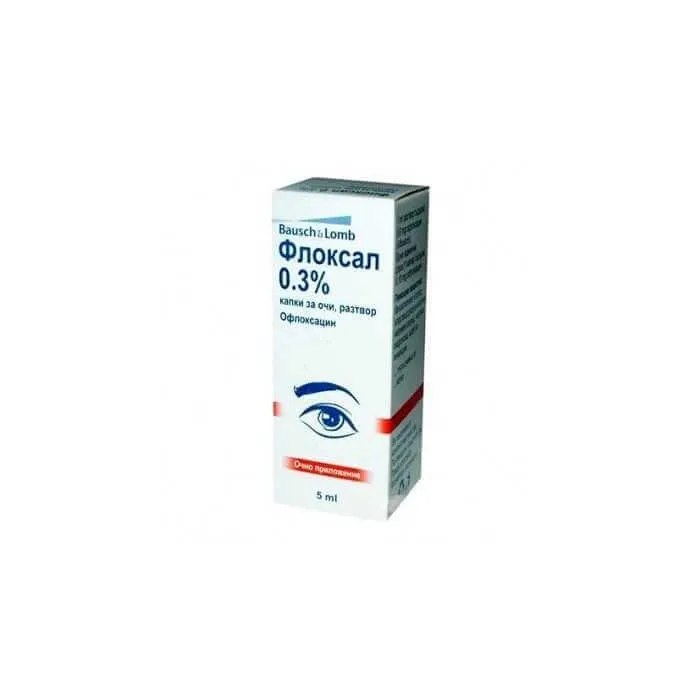 Флоксал капки за очи 3 мг/мл х 5 мл Bausch & Lomb