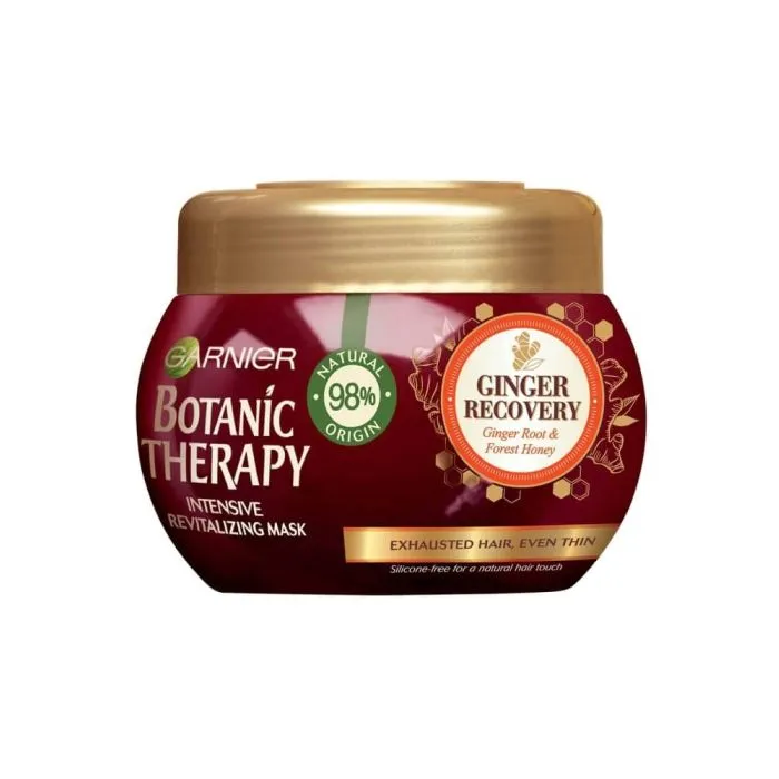 Garnier Botanic Therapy Ревитализираща маска за изтощена и слаба коса с джинджифил и мед 300 мл