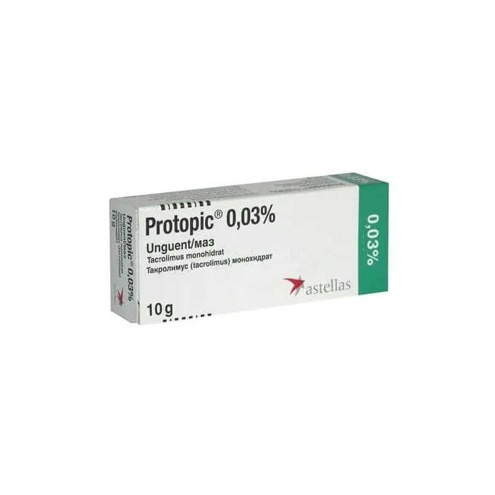 Протопик маз 0.03% х 10 г Astellas Pharma