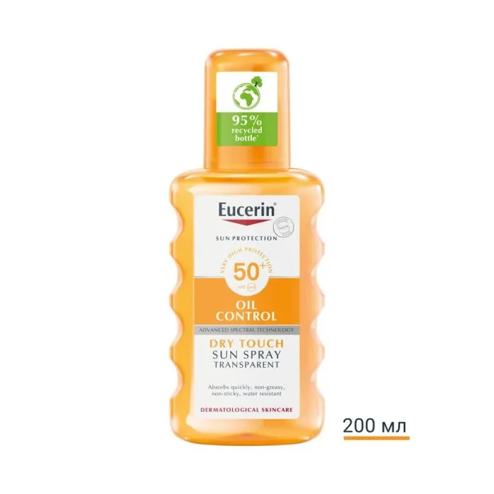 Eucerin Sun Sensitive Protect Слънцезащитен прозрачен спрей SPF50+ 200 мл