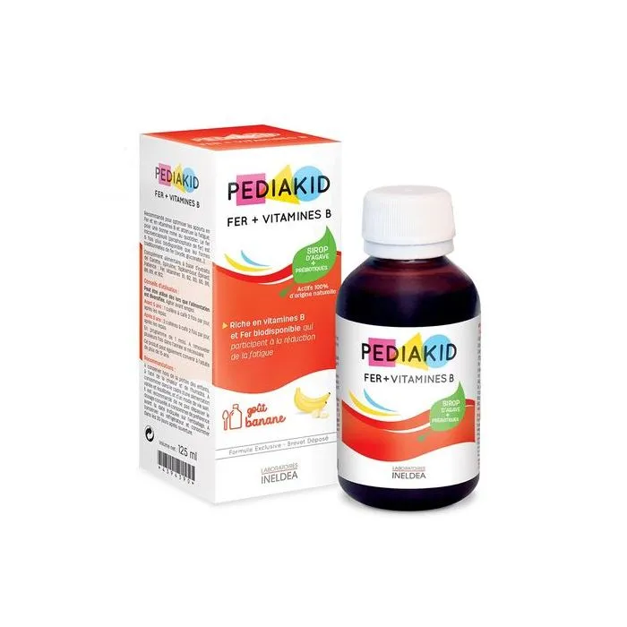 Pediakid Fer + Vitamines B Сироп за деца с желязо и витамини B 125 мл