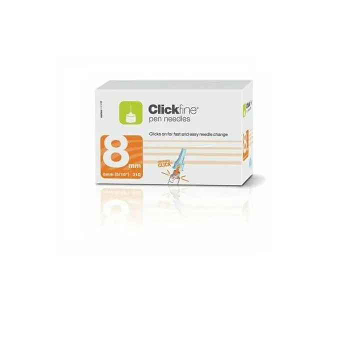Clickfine Игла за инсулинова писалка 31G 8 мм х 100 броя
