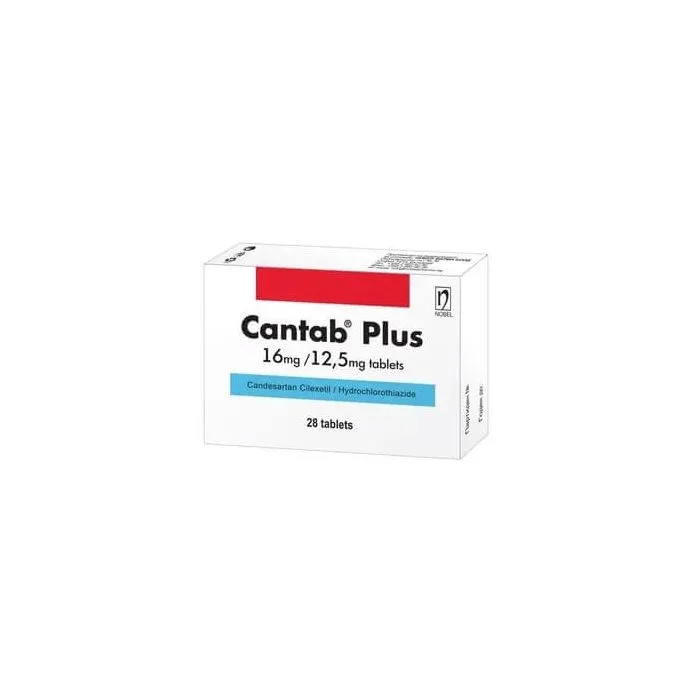 Кантаб Плюс 16 мг/12.5 мг х 28 таблетки Nobel Pharma
