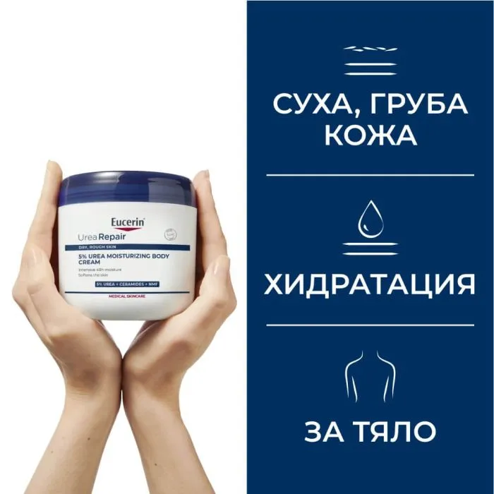 Eucerin Urea Repair Хидратиращ крем за тяло с 5% урея 450 мл
