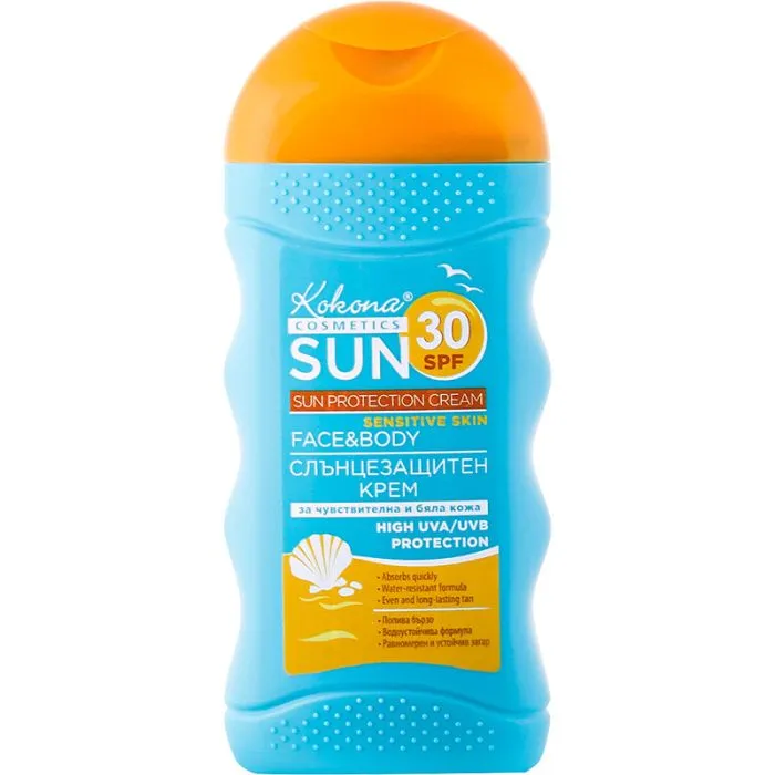 Kokona Sun Слънцезащитен крем SPF30 за цялото семейство 150 мл