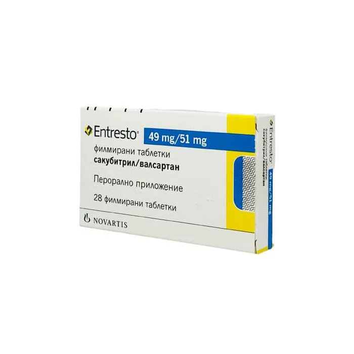 Ентресто 49 мг/51 мг х 28 таблетки Novartis