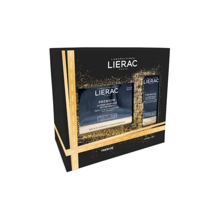 Lierac Premium Противостареещ крем за нормална и комбинирана кожа 50 мл + Lierac Premium Мултикорективен противостареещ крем за околоочен контур 15 мл Комплект