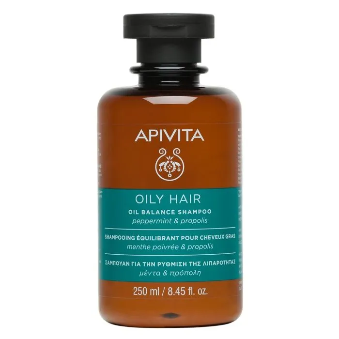 Apivita Holistic Hair Care Шампоан за мазна коса 250 мл