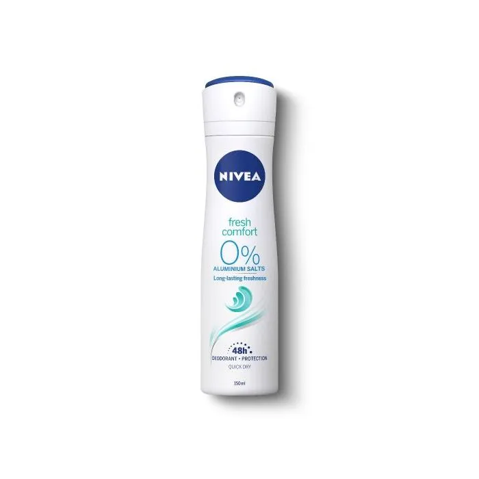 Nivea Fresh Comfort Дезодорант спрей против изпотяване за жени 150 мл