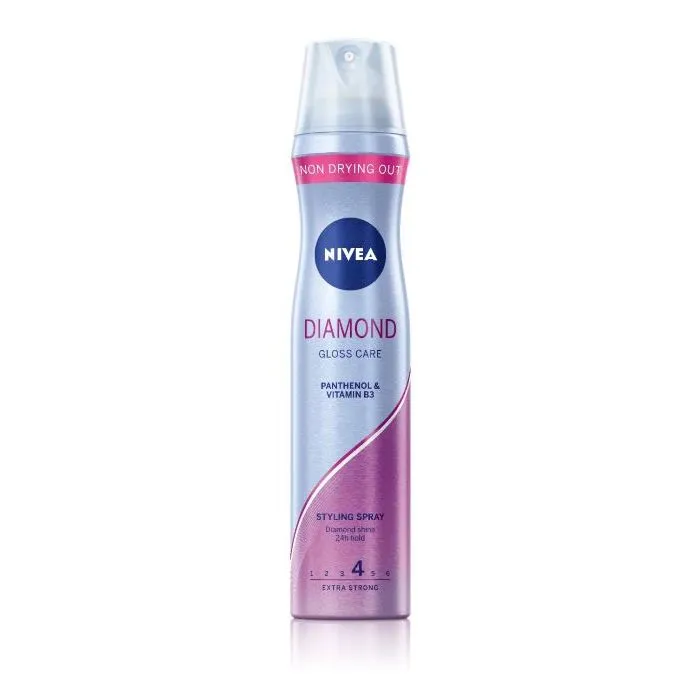 Nivea Diamond Gloss Care Лак за коса за диамантен блясък 250 мл
