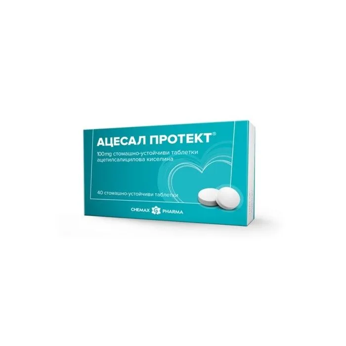 Ацесал протект 100 мг х40 таблетки Chemax Pharma