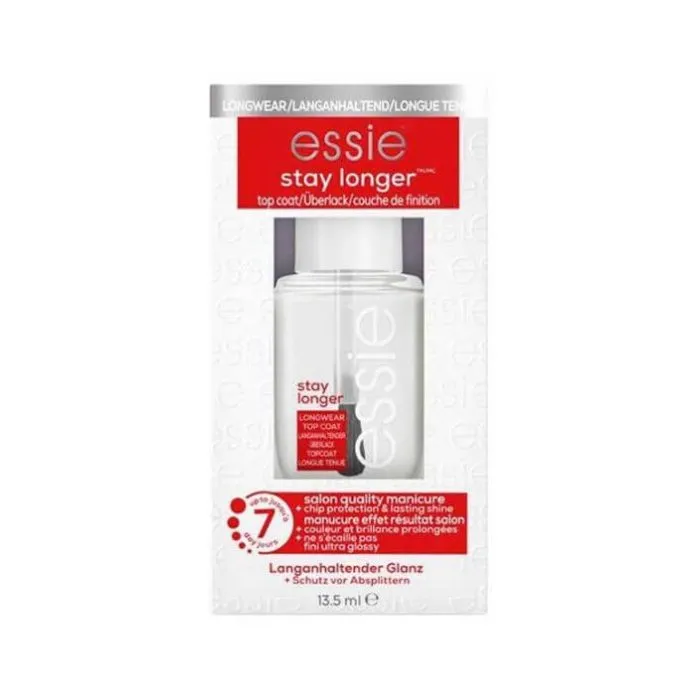 Essie Care Stay Longer Топ лак за нокти 13,5 мл