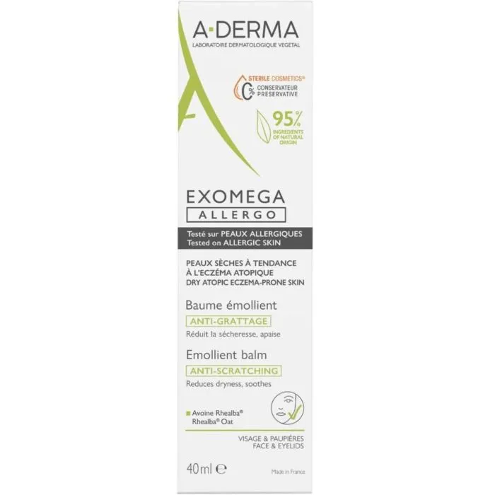 A-Derma Exomega Allergo Емолиентен балсам 40 мл 