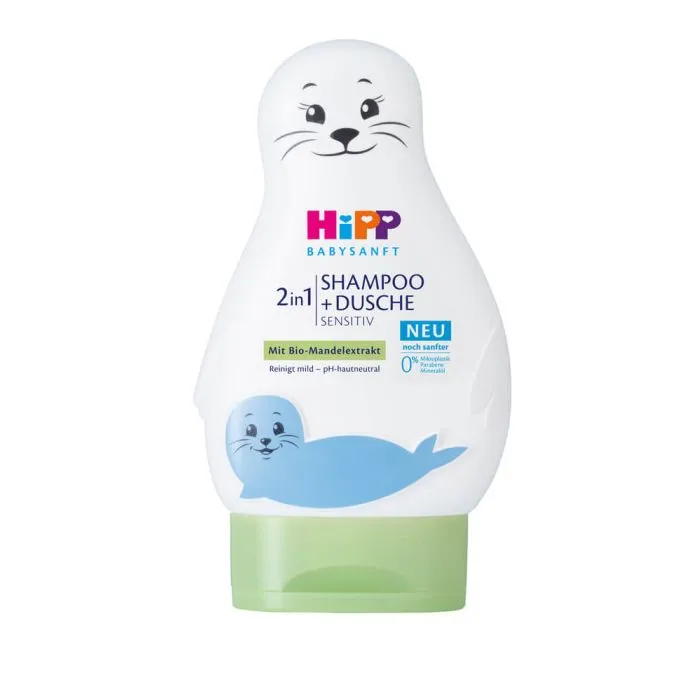 Hipp Babysanft Шампоан за коса и тяло 2в1 Тюленче 200 мл 