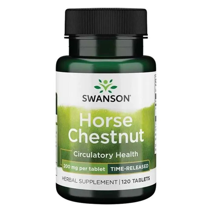 Swanson Timed-Release Horse Chestnut Див конски кестен с 22 % есцин 200 мг х 120 таблетки