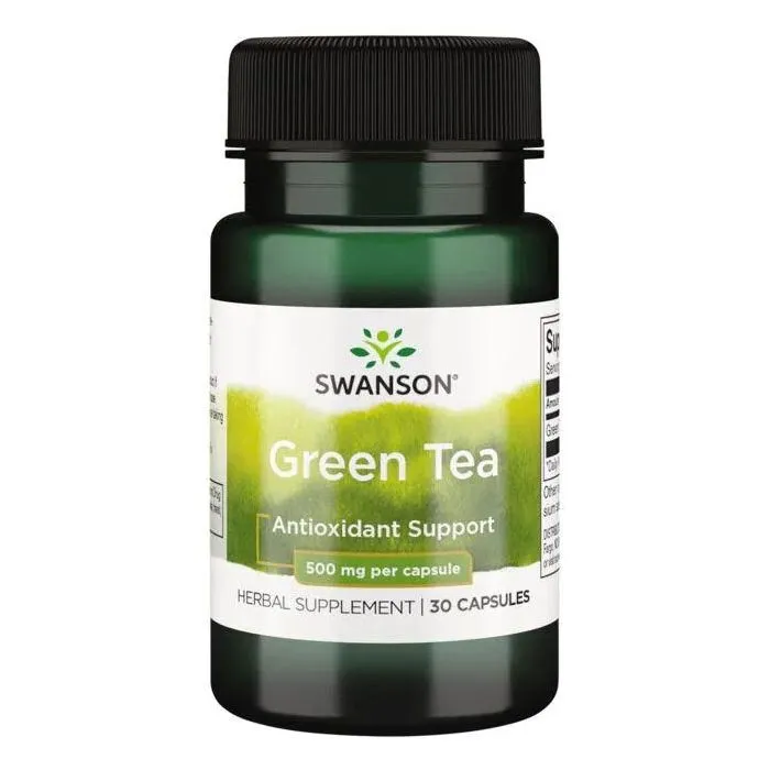 Swanson Green Tea Зелен чай 500 мг х 30 капсули