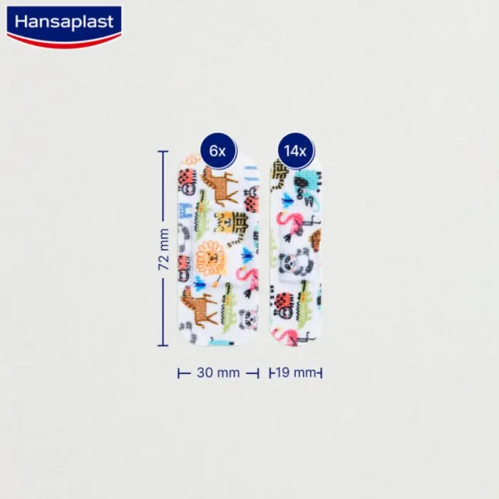 Hansaplast Sensitive Пластири с животни х 20 бр