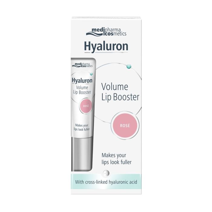 Medipharma Hyaluron Обемен филър за устни с хиалурон и цвят ROSÉ 7 мл
